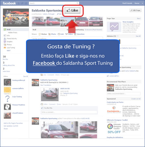 Torne-se F&atilde; no Facebook