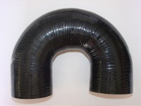 Tubo em silicone curva 180º diametro bocal 38mm