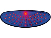Luz de nevoeiro traseira Peugeot 206 / 206cc _ LED_43 LED_blue