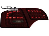 Farolins LITEC  de Led Audi A4 Avant B7 04-08 _ vermelho/smoke