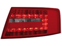 Farolins de Led Audi A6 Lim.04-08_ vermelho/crystal