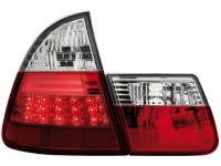 Farolins de Led BMW E46 Touring 01-06 _ vermelho/crystal