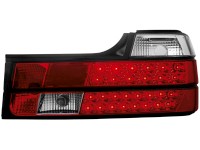 Farolins de Led BMW E32 7 Series 88-94 _ vermelho/crystal