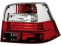 Farolins traseiros para  VW Golf IV 97-04 _ vermelho/crystal