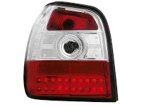 Farolins de Led VW Polo 6N 95-98 _ vermelho/crystal