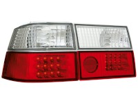 Farolins de Led VW Corrado 88-95 _ vermelho/crystal