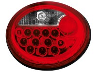 Farolins de Led VW New Beetle 97+ _ vermelho/crystal
