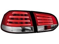 Farolins de Led VW Golf VI _ vermelho/crystal