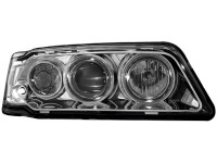 Faróis Angel eyes para Peugeot 405 87-96 _2 angel eyes _ chrome