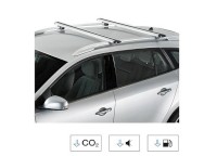 Barras de tejadilho em alumínio para carrinhas com barras de origem  Peugeot 1007 5P 2005-