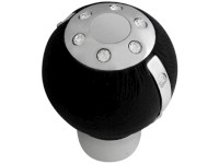 Manete de mudanças Crystal Style & leather black