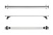 Barras de tejadilho em alumínio aerodinâmicas cruz airo para  Terrano II 3d (93->06) - Maverick 3d (93->99)