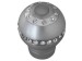 Manete de mudanças Crystal Style round