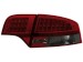 Farolins de Led Audi A4 Lim.04-08_4 peças_ vermelho/crystal