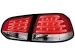 Farolins de Led VW Golf VI _ com LED indicator_ vermelho/smoke
