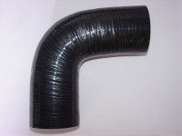 Tubo em silicone curva 90º diametro bocal 51mm