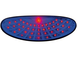 Luz de nevoeiro traseira Peugeot 206 / 206cc _ LED_43 LED_blue