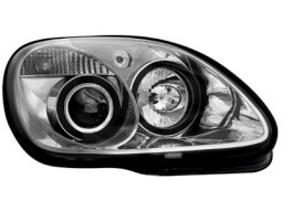 Faróis Angel eyes para   Mercedes Benz R170 SLK 96-04 _ chrome