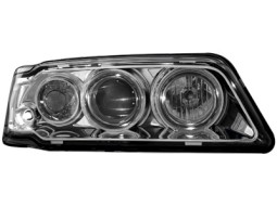 Faróis Angel eyes para Peugeot 405 87-96 _2 angel eyes _ chrome