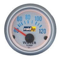 Manómetros Temperatura de água Raid serie silver line