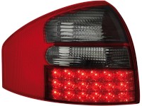 Farolins de Led Audi A6 97-04 _ vermelho/crystal