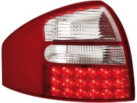 Farolins de Led Audi A6 97-04 _ vermelho/crystal