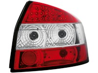 Farolins de Led Audi A4 8E Lim. 01-04 _ vermelho/crystal