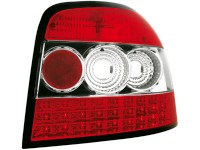 Farolins de Led Audi A3 8P 03-09 _ vermelho/crystal
