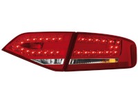 Farolins de Led Audi A4 Lim.07_ vermelho/crystal