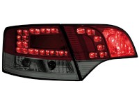 Farolins de Led Audi A4 Avant B7 04-08_vermelho/smoke