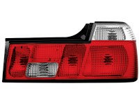 Farolins traseiros para  BMW E32 7 Series 88-94 _ vermelho/crystal