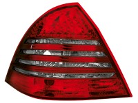 Farolins de Led Mercedes Benz W203 C-Class 00-04 _ vermelho/black