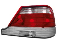 Farolins traseiros para  Mercedes Benz W140 97-99 S-class _ vermelho/crystal