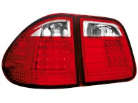 Farolins de Led Mercedes Benz W210 T-Modell _ vermelho/crystal