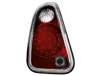 Farolins de Led Mini Cooper 03+ _ vermelho/crystal