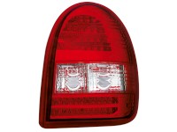 Farolins de Led Opel Corsa B 03.93-03.01 _ vermelho/crystal