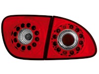 Farolins de Led Seat Leon 99-05 _ vermelho/crystal