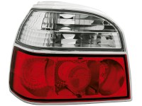Farolins traseiros para  VW Golf III 91-98 _ vermelho/crystal