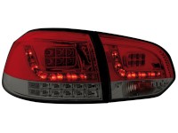 Farolins de Led VW Golf VI _com LED indicator_ vermelho/smoke