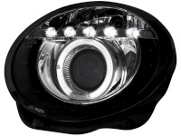 Faróis Angel eyes para Fiat 500 07+ _ 1 halo rim_black