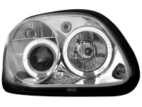 Faróis Angel eyes para Mercedes B. R170 SLK 96-04 _2 angel eyes _ chrome