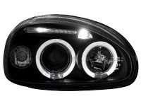Faróis Angel eyes para Opel Corsa B 3/5d 03.93-01 _2 angel eyes _ black