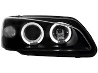 Faróis Angel eyes para Peugeot 106 05.96-99 _2 angel eyes _ black
