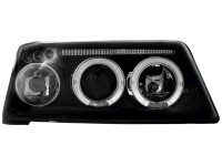 Faróis Angel eyes para Peugeot 205 83-96 _2 angel eyes _ black
