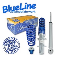 Kit coilover regulação em altura JOM BlueLine Alfa Romeo MiTo 1.4/ 1.4 Turbo / 1.3JTDm/ 1.6JTDm, 08-,