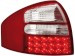 Farolins de Led Audi A6 97-04 _ vermelho/crystal