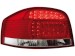 Farolins de Led Audi A3 8P 2003+ _ vermelho/crystal