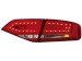 Farolins de Led Audi A4 Lim.07_ vermelho/crystal