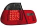 Farolins de Led BMW E46 4D 02-04 _ vermelho/black