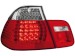 Farolins de Led BMW E46 4D 98-01 _ vermelho/crystal